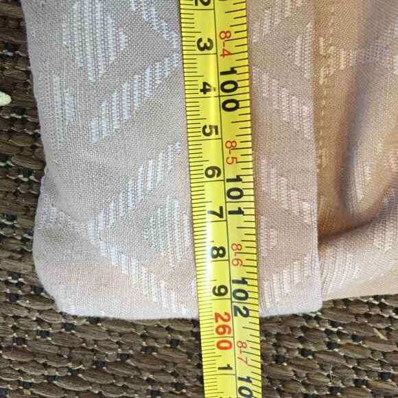 Nautica Queen Duvett Cover Taupe Patterned Buttons Cotton & Polyester 90 X 102 - Picture 7 of 7